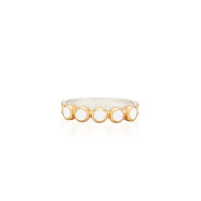 Jewelry Anna Beck Designs  | White Agate Multi Stone Ring-Gold