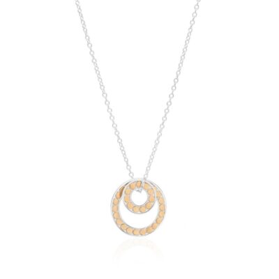 Jewelry Anna Beck Designs  | Classic Double Floating “O” Necklace