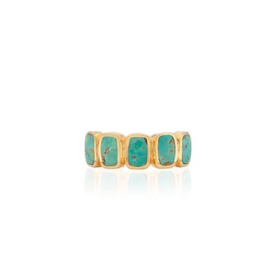 Jewelry Anna Beck Designs  | Turquoise Multi-Cushion Ring