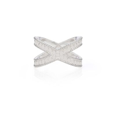 Jewelry Anna Beck Designs  | Classic Cross Ring-Silver